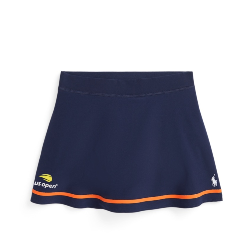 Polo Ralph Lauren Navy Skirt with Orange Trim